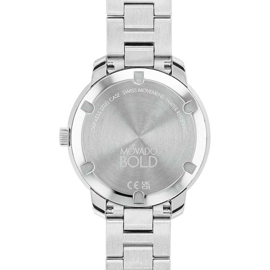 Movado Ladies' Movado Bold® Verso Watch With Pink Dial (Model: 3600748) Watches