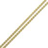 Zales 1/15 Ct. T.W. Diamond Double Strand Bracelet In Sterling Silver With 14K Gold Plate - 7.25" Bracelets