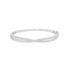 Zales 2 Ct. T.W. Certified Lab-Created Diamond Crossover Bangle In 14K White Gold (F/Si2) Bracelets