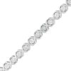 Zales 1/4 Ct. T.W. Diamond "Xo" Bracelet In Sterling Silver - 7.25" Bracelets