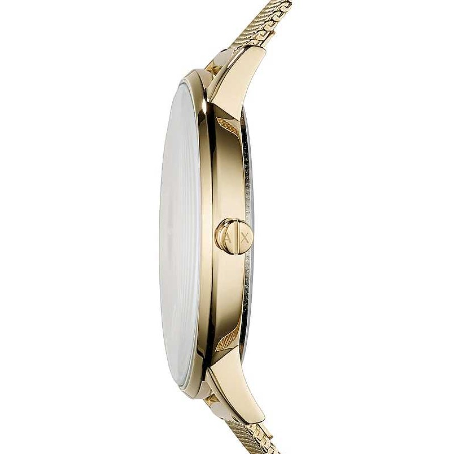 Armani Women'S Armani Exchange Watch With Gold-Tone Dial (Model: Ax5536) Watches