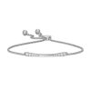 Zales 1/3 Ct. T.W. Journey Diamond Bolo Bracelet In 10K White Gold - 9.0" Bracelets