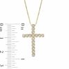 Zales 1/4 Ct. T.W. Diamond Cross Pendant In 10K Gold Necklaces