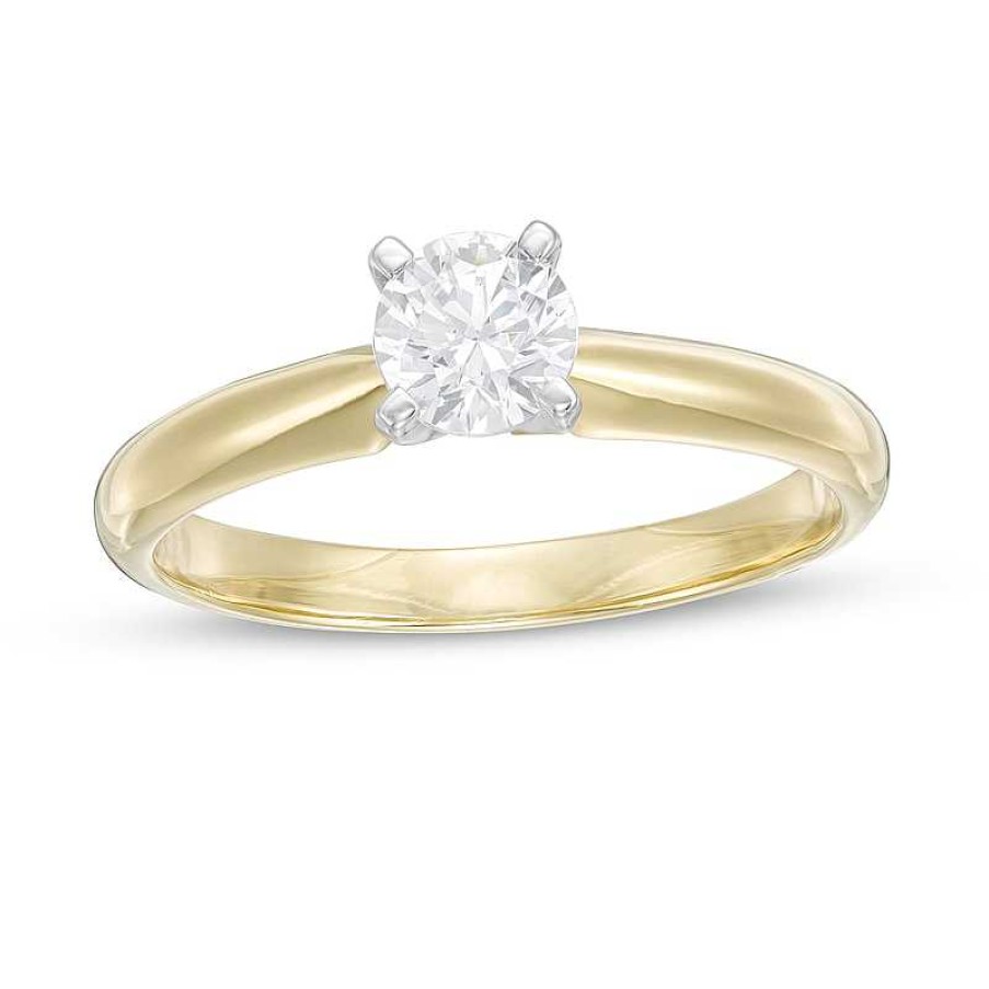 Zales 1/2 Ct. T.W. Diamond Solitaire Engagement Ring In 14K Gold (I/I2) Rings