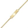 Zales Child'S Id Bracelet In 14K Gold 6.0" Bracelets