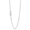 Zales 3/4 Ct. T.W. Oval Multi-Diamond Open Double Frame Pendant In 10K White Gold Necklaces