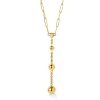 Zales Zales X Soko Obiti Dangle Necklace In Brass With 24K Gold Plate - 18.5" Necklaces