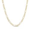 Zales 4.0Mm Concave Figaro Chain Necklace In Solid 14K Gold - 24" Necklaces