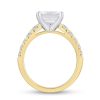 Zales Certified Princess-Cut Lab-Created Diamond Center Stone 2-1/2 Ct. T.W. Engagement Ring In 14K Gold (F/Vs2) Rings