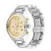 Movado Men'S Movado Bold® Verso Chronograph Watch With Gold-Tone Dial (Model: 3600907) Watches