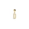 Zales Pdpaola At Zales Cubic Zirconia Letter "D" Initial Bead Charm In Sterling Silver With 18K Gold Plate Necklaces