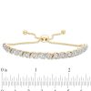 Zales 1/2 Ct. T.W. Diamond Cascading Bolo Bracelet In 10K Gold - 9.5" Bracelets