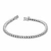 Zales 1/4 Ct. T.W. Diamond Illusion Tennis Bracelet In Sterling Silver Bracelets