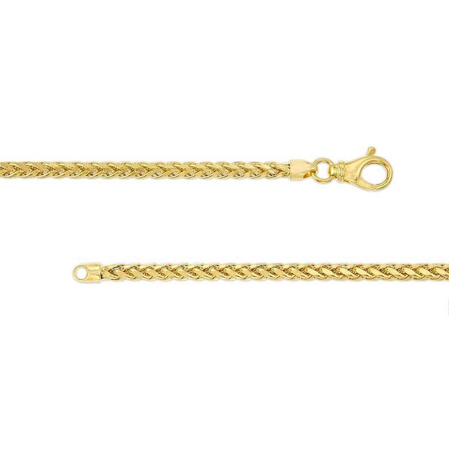 Zales 3.15Mm Franco Snake Chain Necklace In Hollow 10K Gold - 20" Necklaces