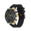 Movado Men'S Movado Bold® Chronograph Gold-Tone Ip And Black Ceramic Watch With Black Dial (Model: 3600712) Watches