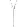 Zales 1 Ct. Certified Emerald-Cut Lab-Created Diamond Solitaire Pendant In 14K White Gold (F/Si2) Necklaces