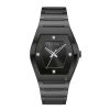 Bulova Men'S Bulova Modern Gemini Diamond Accent Black Watch With Tonneau Dial (Model: 98D177) Watches