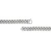 Zales Men'S 8.0Mm Multi-Finish Reversible Curb Chain Necklace In Stainless Steel - 24" Necklaces