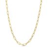 Zales 3.5Mm Paper Clip Chain Necklace In Solid 10K Gold - 18" Necklaces