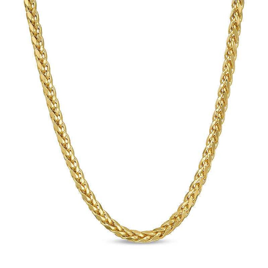 Zales Ladies' 3.15Mm Diamond-Cut Franco Snake Chain Necklace In 14K Gold - 20" Necklaces