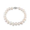 Zales 7.5-8.0Mm Cultured Freshwater Pearl Strand Bracelet With Sterling Silver Clasp - 7.75" Bracelets