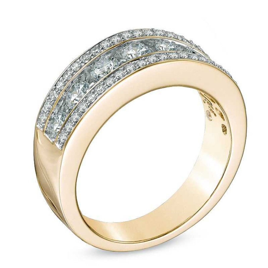 Zales 1 Ct. T.W. Diamond Seven Stone Band In 14K Gold Rings