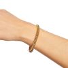 Zales Pdpaola At Zales 8.0Mm San Marco Chain Link Bracelet In 18K Gold Plated Brass Bracelets