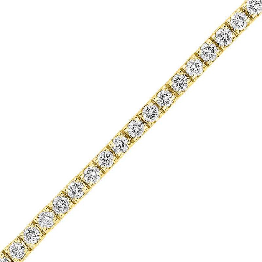 Zales 4 Ct. T.W. Diamond Tennis Bracelet In 14K Gold (I/I1) Bracelets