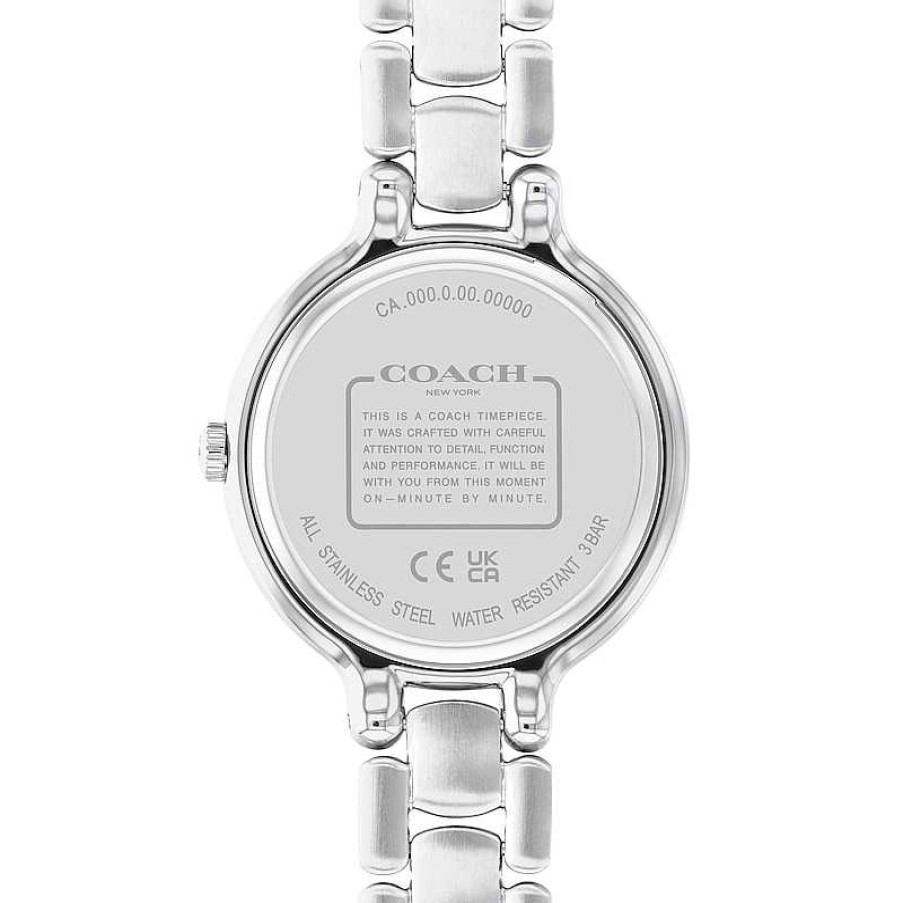 Coach Ladies' Coach Chelsea Crystal Accent Watch With Silver-Tone Dial (Model: 14504124) Watches