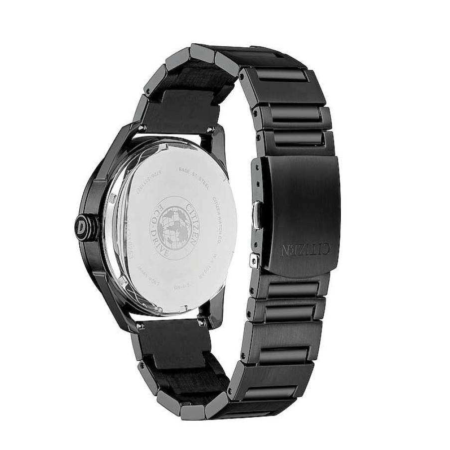 Citizen Men'S Drive From Citizen Eco-Drive® Cto Black Ip Watch With Black Dial (Model: Bu4025-59E) Watches