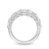 Zales Vera Wang Love Collection 2-7/8 Ct. T.W. Certified Diamond Three Row Band In 14K White Gold (I/Si2) Rings