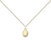 Zales Pdpaola At Zales Cubic Zirconia Frame Oval Pendant In Sterling Silver With 18K Gold Plate - 19.5" Necklaces