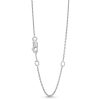 Zales 1/6 Ct. T.W. Hexagon Multi-Diamond Open Frame Pendant In Sterling Silver Necklaces