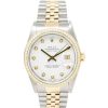 Rolex Previously Owned - Ladies' Rolex Datejust 26 1 Ct. T.W. Diamond Two-Tone Automatic Watch (Model: 69173) Watches