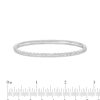 Zales 1 Ct. T.W. Certified Lab-Created Diamond Line Bangle In 14K White Gold (F/Si2) 7.25" Bracelets