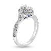 Zales Vera Wang Love Collection 7/8 Ct. T.W. Oval Diamond Frame Vintage-Style Engagement Ring In 14K White Gold (I/Si2) Rings