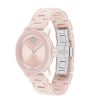 Movado Ladies' Movado Bold®Crystal Accent Rose-Tone Ceramic Watch (Model: 3600536) Watches