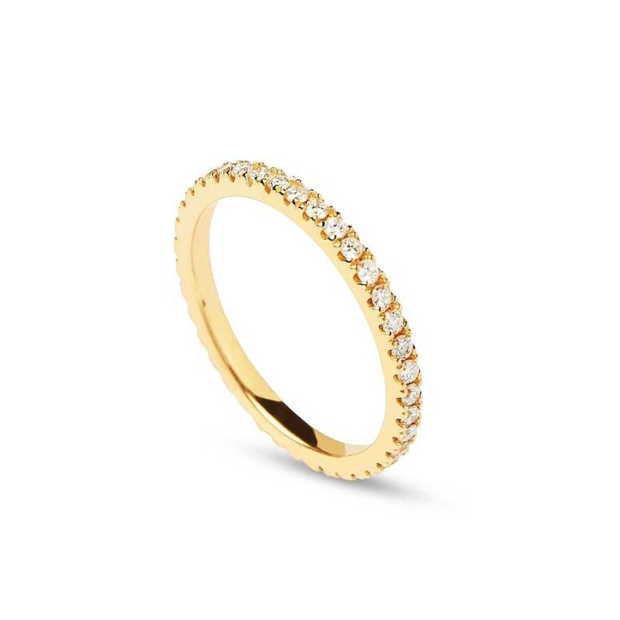 Zales Pdpaola At Zales 1/2 Ct. T.W. Lab-Created Diamond Eternity Band In 18K Gold - Size 6.75 Rings