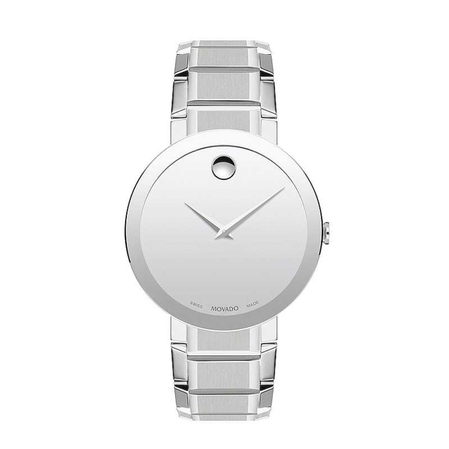 Movado Men'S Movado Sapphire Watch With Silver-Tone Dial (Model: 0607178) Watches