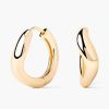 Zales Pdpaola At Zales Wavy Hoop Earrings In 18K Gold Earrings