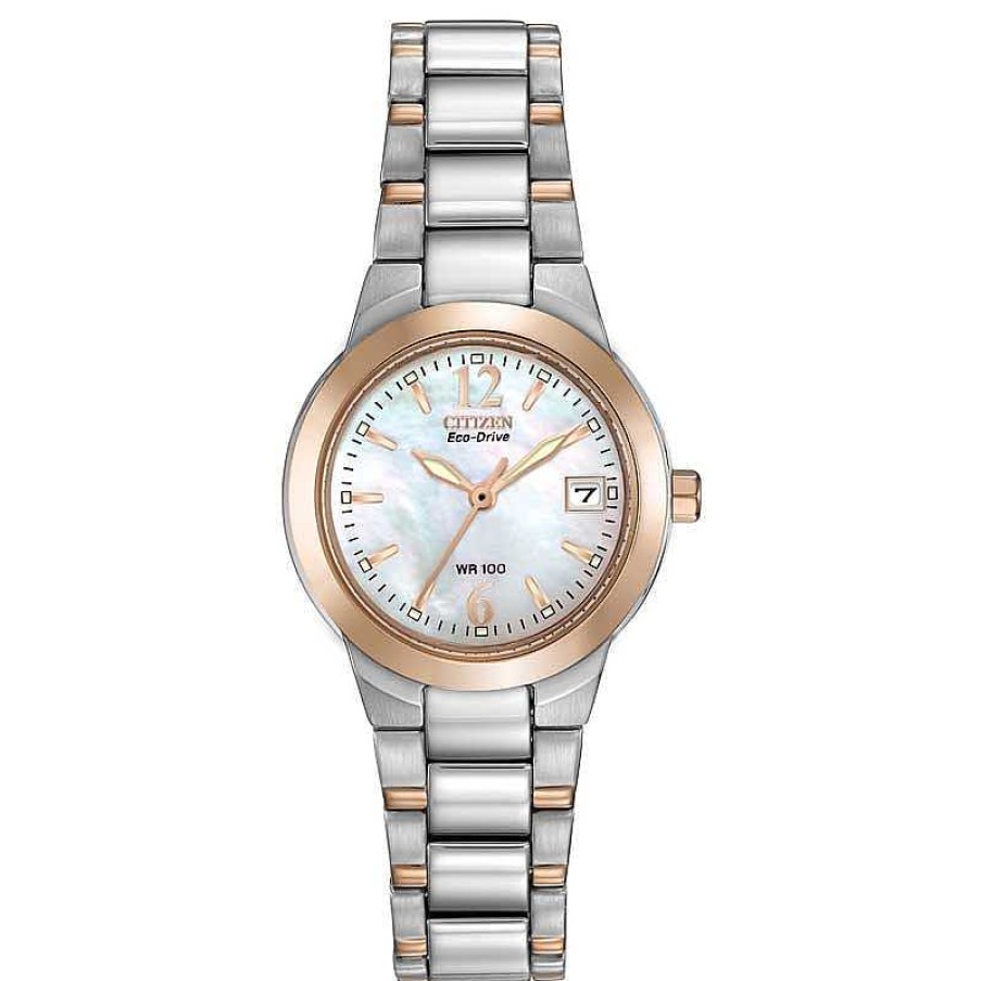 Citizen Ladies' Citizen Eco-Drive® Silhouette Watch (Model: Ew1676-52D) Watches