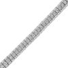 Zales 1 Ct. T.W. Diamond Collar Line Bracelet In Sterling Silver - 7.25" Bracelets