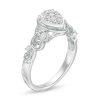 Zales Cherished Promise Collection 1/5 Ct. T.W. Diamond Teardrop Frame Promise Ring In Sterling Silver Rings