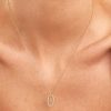 Zales Pdpaola At Zales 1/3 Ct. T.W. Lab-Created Diamond "P" Initial Pendant In 18K Gold - 19.5" Necklaces