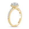 Zales Certified Lab-Created Diamond Center Stone 1-1/2 Ct. T.W. Frame Engagement Ring In 14K Gold (F/Vs2) Rings