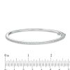 Zales 2 Ct. T.W. Diamond Bangle In 10K White Gold Bracelets