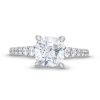 Zales True Lab-Created Diamonds By Vera Wang Love 2-3/4 Ct. T.W. Cushion-Cut Diamond Engagement Ring In 14K White Gold (F/Vs2) Rings