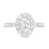 Zales Vera Wang Love Collection 1-3/4 Ct. T.W. Oval Diamond Frame Engagement Ring In 14K White Gold Rings