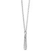 Zales Pdpaola At Zales Cubic Zirconia Medium Teardrop Stackable Hoop Earring And Necklace Charm In Sterling Silver Necklaces