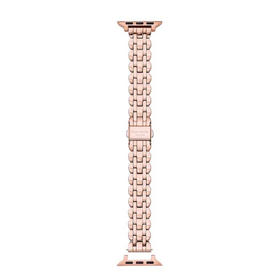 Kate Spade Ladies' Kate Spade Apple Straps Rose-Tone Ip Interchangeable Scallop Link Band Attachment (Model: Kss0067) Watches